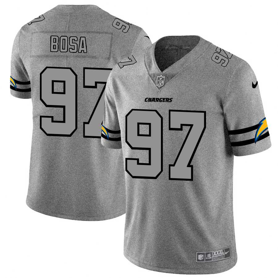 Nike Chargers 97 Joey Bosa 2019 Gray Gridiron Gray Vapor Untouchable Limited Jersey Dyin,We sell and wholesale Nike Chargers 97 Joey Bosa 2019 Gray Gridiron Gray Vapor Untouchable Limited Jersey Dyin on line form chian!
